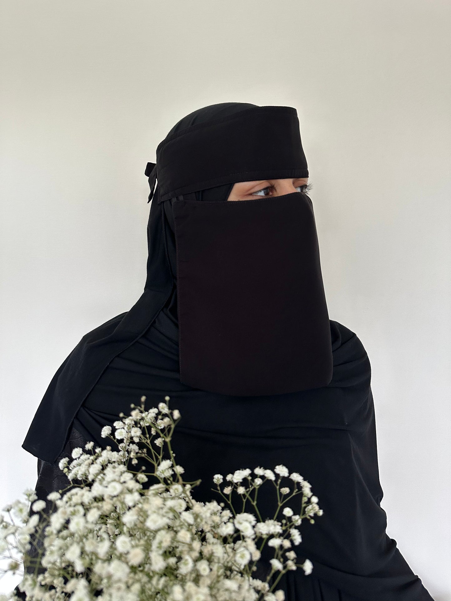 Black Saudi Style Niqab